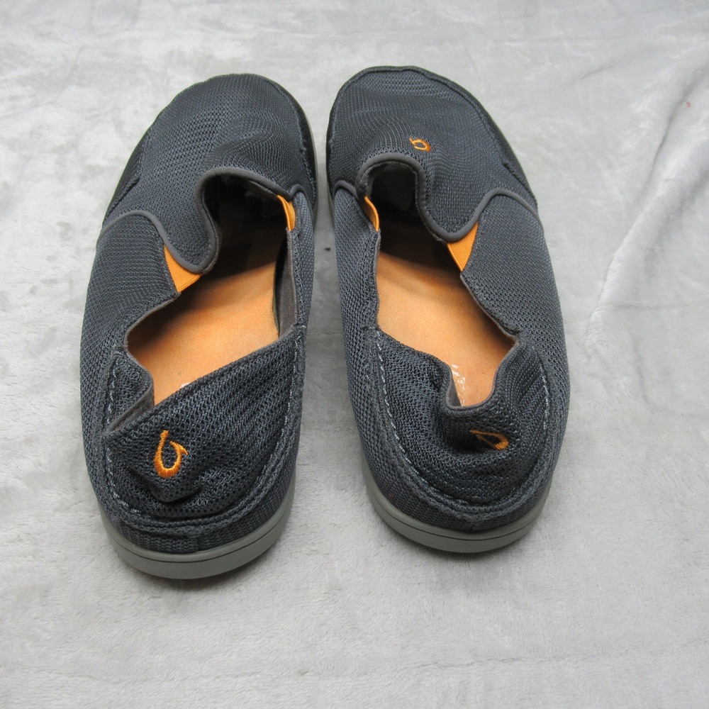 OluKai Men Shoes 11 Black Nohea Mesh Slip On Lightweight Comfort Casual Sneakers - Picture 7 of 15